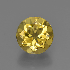 1,88 ctw natürlicher Gold Beryll, Rundschliff, VVS