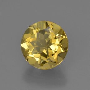 1,88 ctw natürlicher Gold Beryll, Rundschliff, VVS