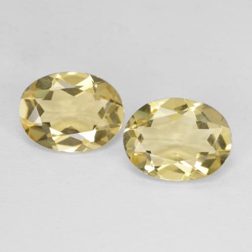 3,06 ct natürliche gelber Beryll-Edelsteine, Oval Schliff, VVS
