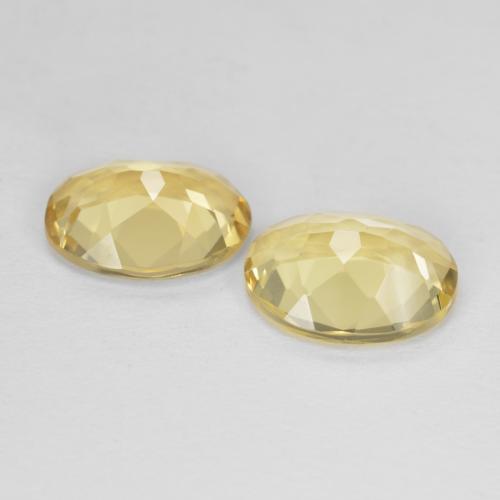 3,06 ct natürliche gelber Beryll-Edelsteine, Oval Schliff, VVS