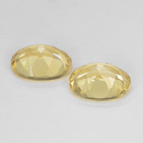 3.72 ct natürliche hellgelb Beryll-Edelsteine, Oval Schliff, VS