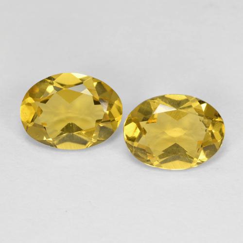 2.18 ct natürliche Honiggelb Beryll-Edelsteine, Oval Schliff, VVS-VS