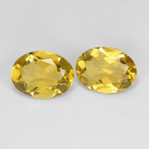 2.18 ct natürliche Honiggelb Beryll-Edelsteine, Oval Schliff, VVS-VS