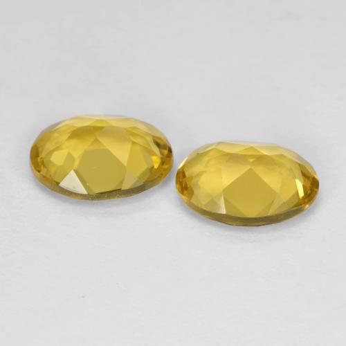 2.18 ct natürliche Honiggelb Beryll-Edelsteine, Oval Schliff, VVS-VS