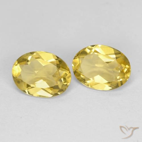 2.32 ct natürliche Dijon Gelb Beryll-Edelsteine, Oval, VVS-VS