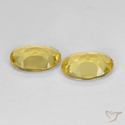 1.89 ct natürliche Mittelgelb Beryll-Edelsteine, Oval, VVS-VS