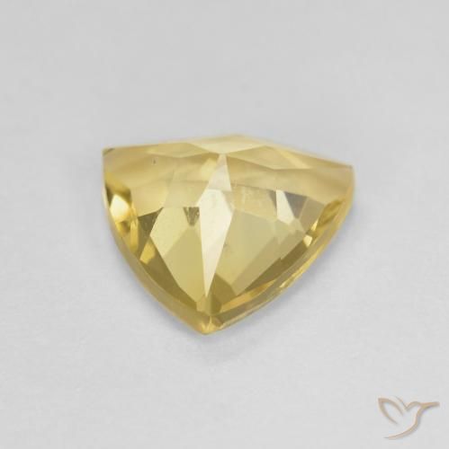 9,17 ctw natürlicher Helles Gold-Gelb Beryll, Trillion, VS