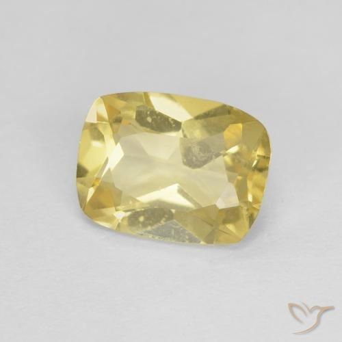 1.23ct Natürlicher Helles Gold-Gelb Beryll, Kissen, VS