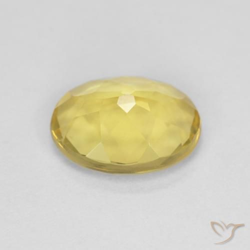 9,17 ctw natürlicher Mittelgelb Beryll, Oval, VS