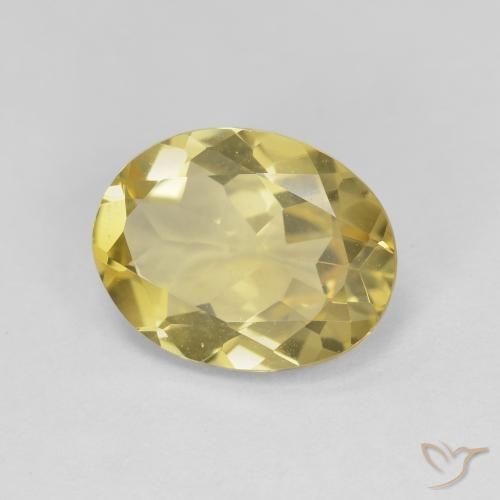 9,17 ctw natürlicher Helles Gold-Gelb Beryll, Oval, VVS