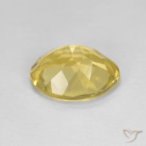 9,17 ctw natürlicher Medium Light-Yellow Beryll, Oval, VVS