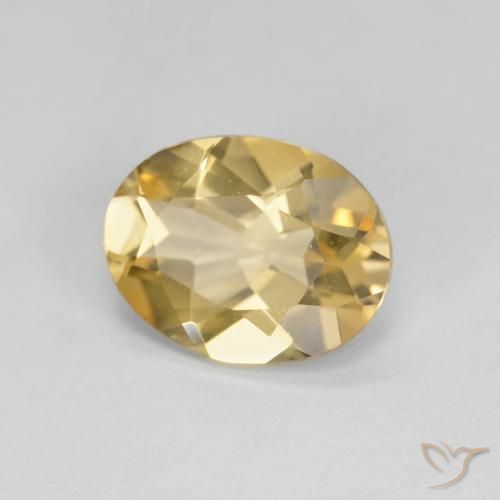 9,17 ctw natürlicher Golden Beryll, Oval, VS