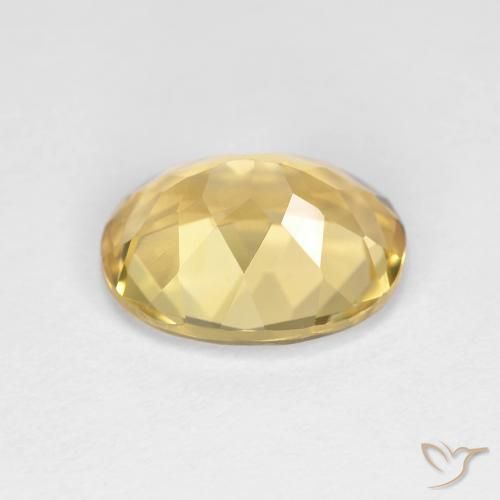9,17 ctw natürlicher Golden Beryll, Oval, VVS-VS