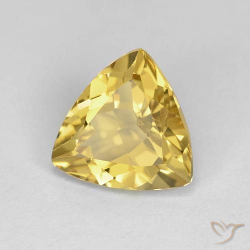 9,17 ctw natürlicher Hell Gold Beryll, Trillion, VVS-VS