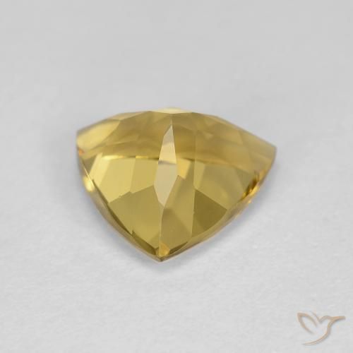 9,17 ctw natürlicher Hell Gold Beryll, Trillion, VVS-VS