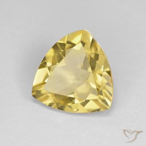 9,17 ctw natürlicher Hell Gold Beryll, Trillion, VVS-VS