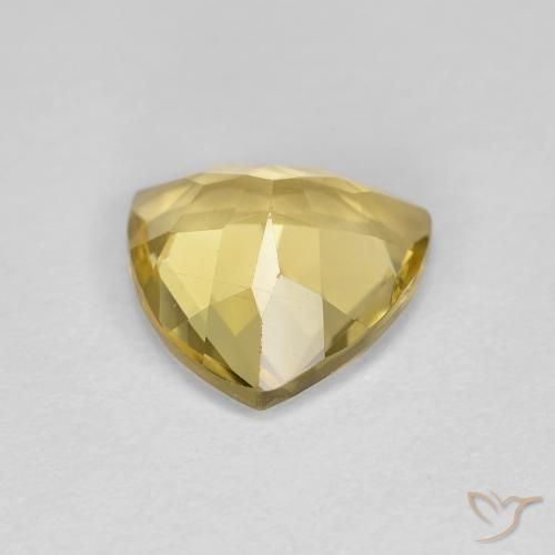 9,17 ctw natürlicher Hell Gold Beryll, Trillion, VVS-VS