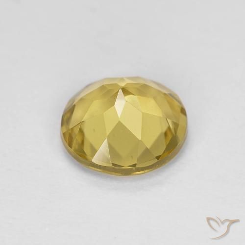 9,17 ctw natürlicher Helles Gold-Gelb Beryll, Runden, VVS-VS