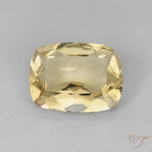 1.50ct Natürlicher Warmes Gelb Beryll, Kissen, VS