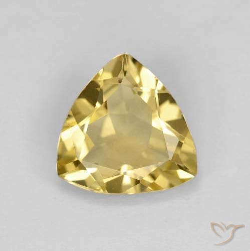 1.80ct Natürlicher Golden Beryll, Trillion, VVS