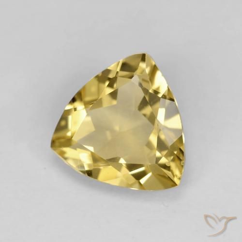 9,17 ctw natürlicher Golden Beryll, Trillion, VVS