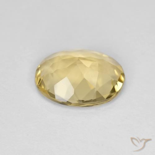 9,17 ctw natürlicher Hell Gold Beryll, Oval, VVS
