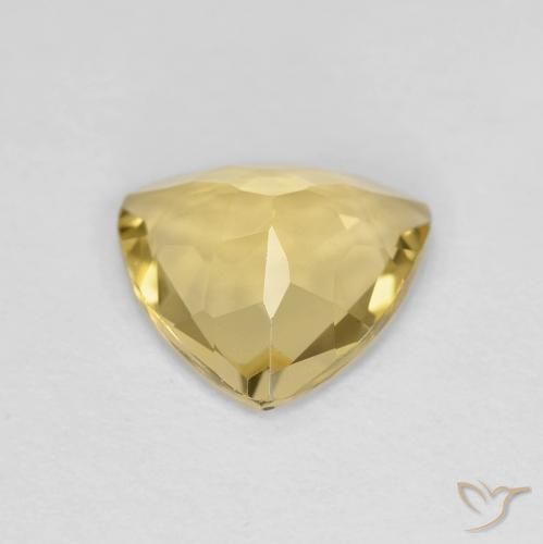 9,17 ctw natürlicher Hell Gold Beryll, Trillion, VVS