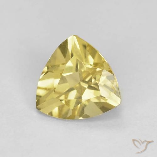 1.15ct Natürlicher Dijon Gelb Beryll, Trillion, VS