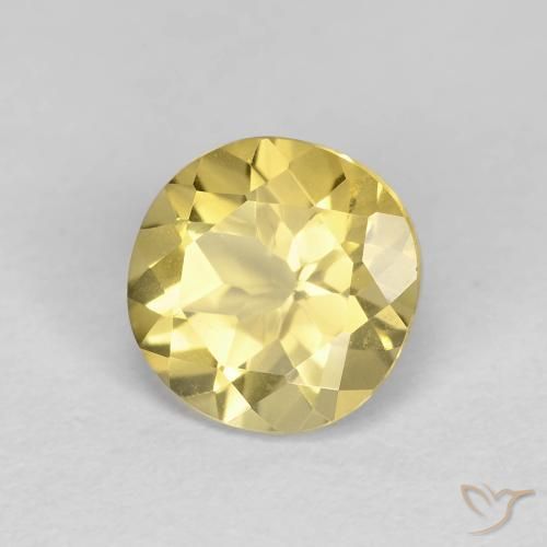 9,17 ctw natürlicher Helles Gold-Gelb Beryll, Runden, VVS