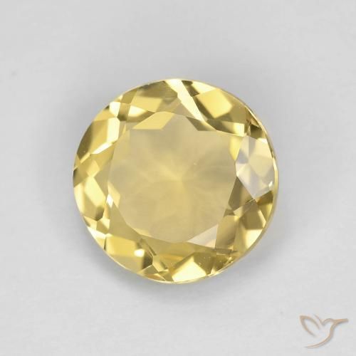 9,17 ctw natürlicher Helles Gold-Gelb Beryll, Runden, VVS