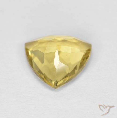 9,17 ctw natürlicher Hell Gold Beryll, Trillion, VVS
