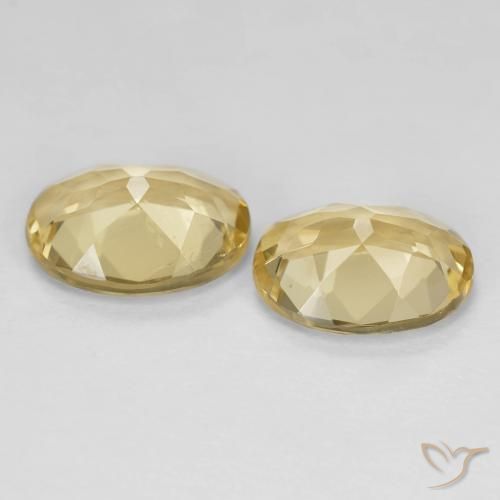 3.04 ct natürliche Mittelgelb Beryll-Edelsteine, Oval, VVS