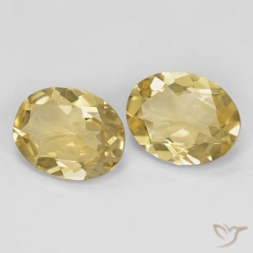 3.63 ct natürliche Mittelgelb Beryll-Edelsteine, Oval, VVS