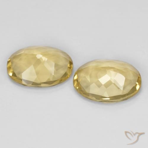 3.63 ct natürliche Mittelgelb Beryll-Edelsteine, Oval, VVS