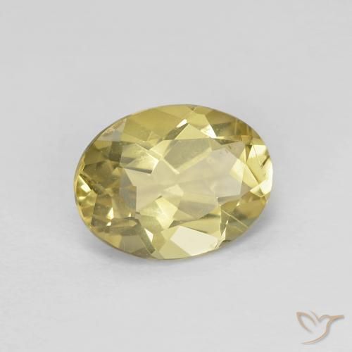 9,17 ctw natürlicher Helles Gold-Gelb Beryll, Oval, VS