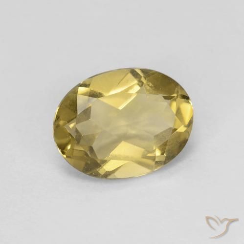 9,17 ctw natürlicher gold-gelb Beryll, Oval, VS