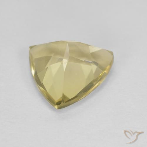 9,17 ctw natürlicher Medium Light-Yellow Beryll, Trillion, VVS-VS