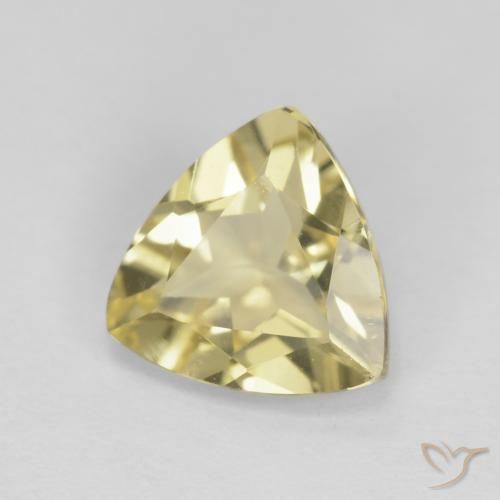 9,17 ctw natürlicher Medium Light-Yellow Beryll, Trillion, VVS-VS