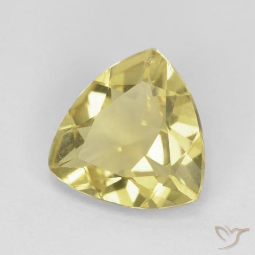9,17 ctw natürlicher Hell Gold Beryll, Trillion, VVS-VS