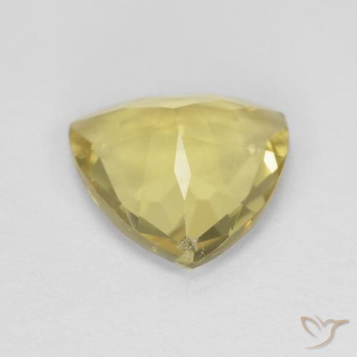 9,17 ctw natürlicher Hell Gold Beryll, Trillion, VVS-VS