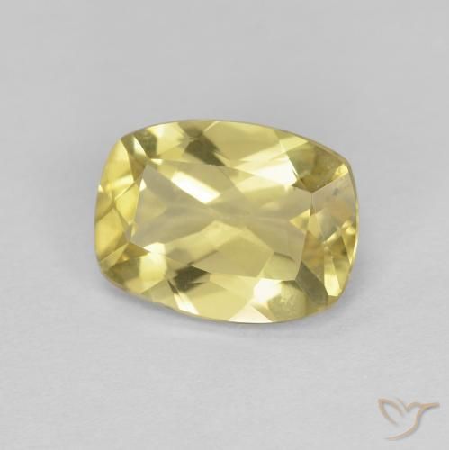 1.39ct Natürlicher Helles Gold-Gelb Beryll, Kissen, VVS