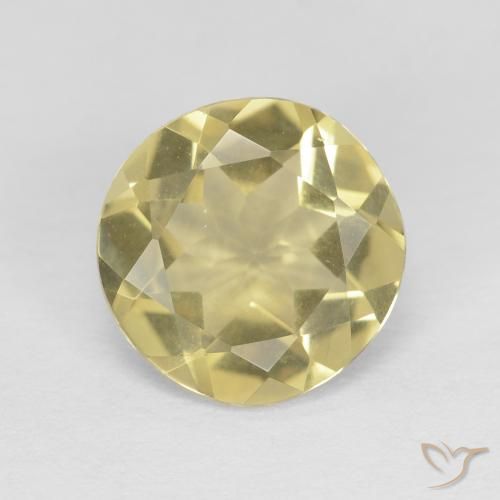 1.69ct Natürlicher gold-gelb Beryll, Runden, VVS-VS