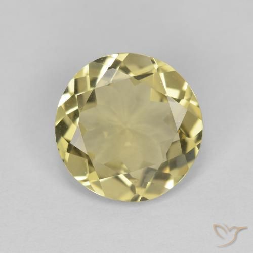 2.07ct Natürlicher gold-gelb Beryll, Runden, VVS-VS