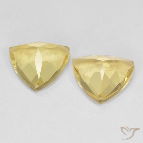 2.67 ct natürliche Dijon Gelb Beryll-Edelsteine, Trillion, VVS