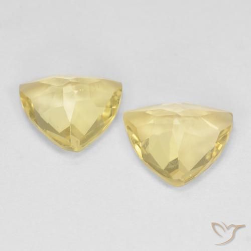 2.31 ct natürliche Erdiges Gelb Beryll-Edelsteine, Trillion, VVS
