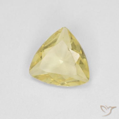 0.71ct Natürlicher Helles Honiggelb Beryll, Trillion, VVS