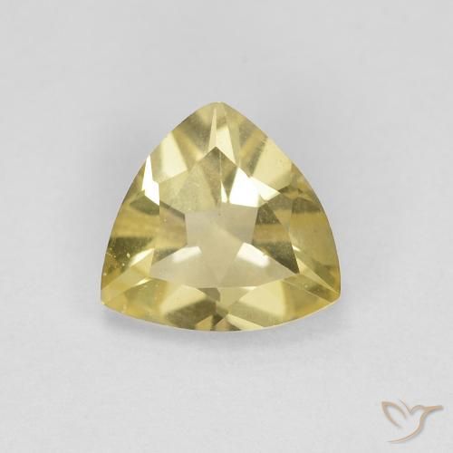 0.92ct Natürlicher Dijon Gelb Beryll, Trillion, VVS
