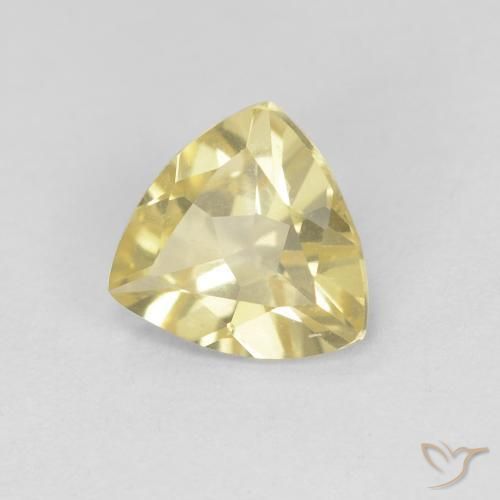 9,17 ctw natürlicher Helles Gold-Gelb Beryll, Trillion, VVS