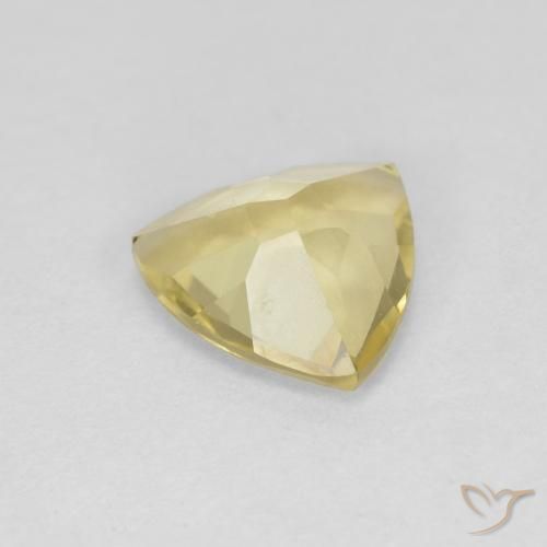 9,17 ctw natürlicher Helles Gold-Gelb Beryll, Trillion, VVS