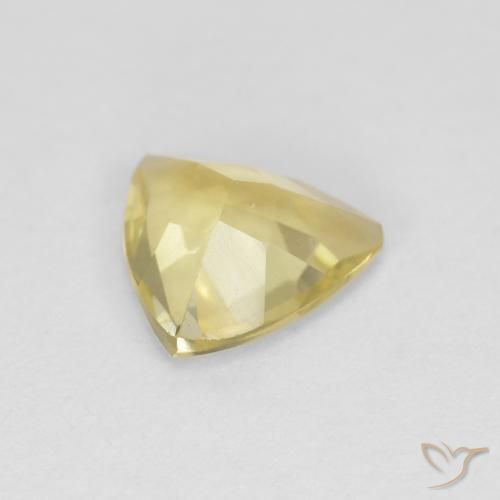 9,17 ctw natürlicher Medium Light-Yellow Beryll, Trillion, VVS